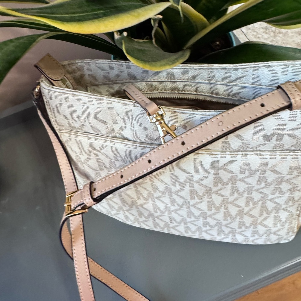 Michael Kors Collection Cream Crossbody Bag